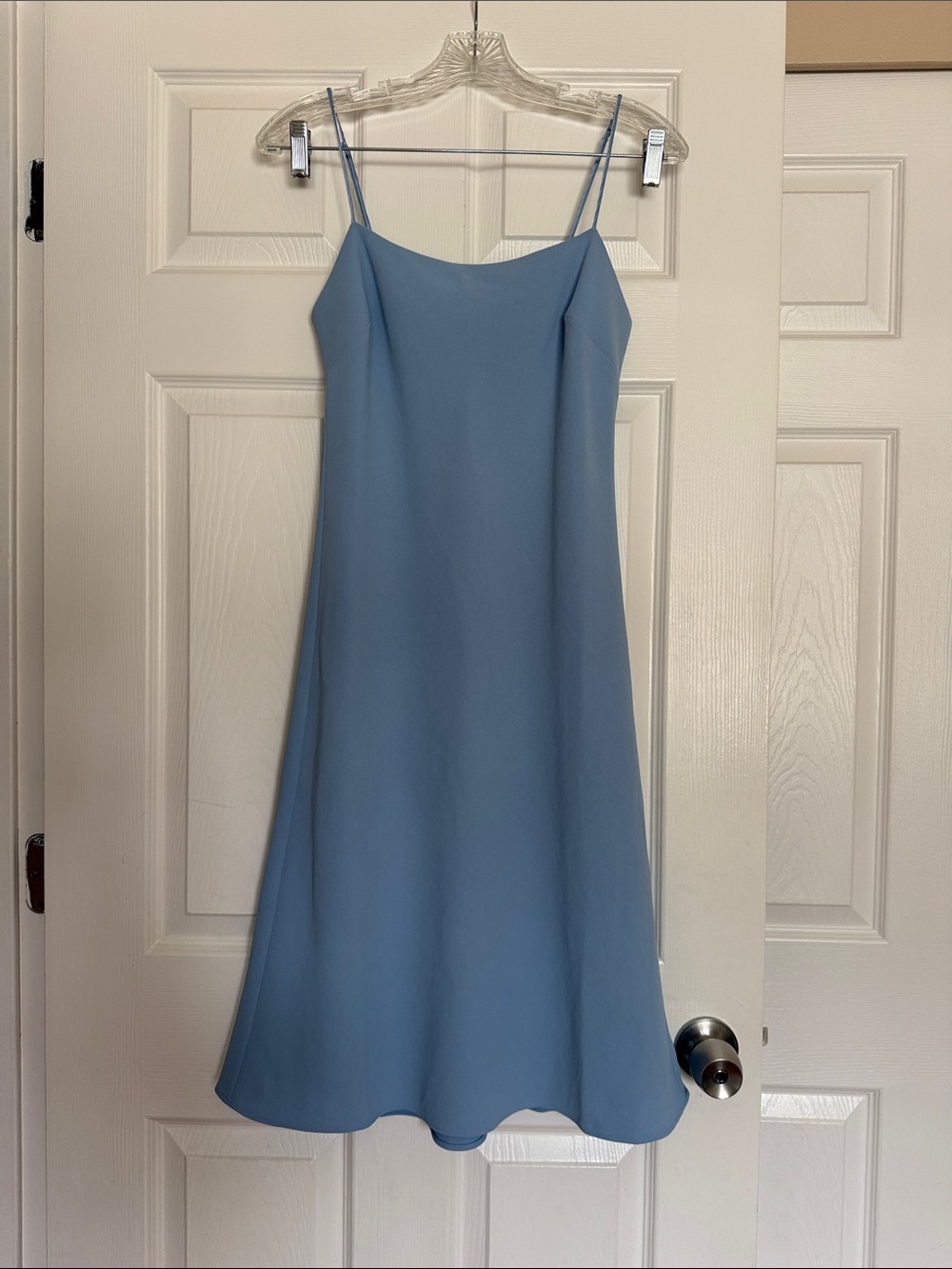 Aritzia Fresca Ripple Blue Cami Dress XS